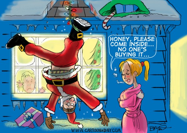 santa-fell-off-roof-cartoon