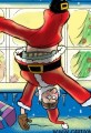 Santa Fell Off the Roof Cartoon