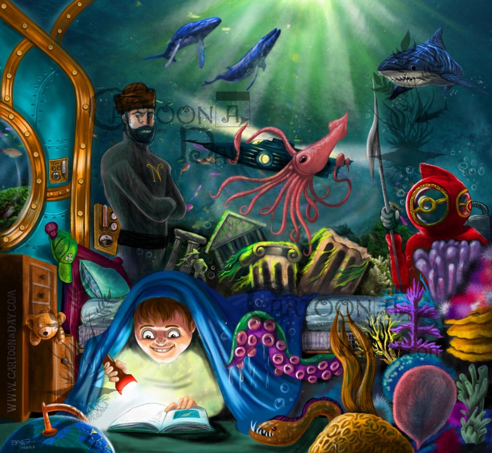20,000 Leagues Under the Sea Imagination Cartoon