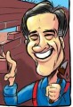 Cartoon Mitt Romney Facebook Page