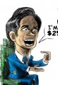Cartoon Mitt Romney Discloses Wealth
