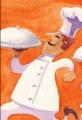 Cartoon Happy Dancing Chefs