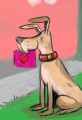 Cartoon Doggie Style Valentine's Day