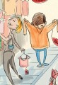 Recession Cartoon-Extreme Shopping Habits