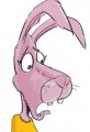 Easter Bunny Cartoon Sleeps In