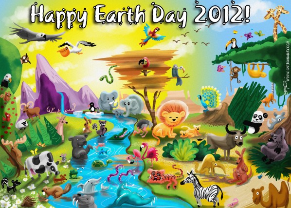 Earth Day 2012 Cartoon Animal Kingdom ❤ Cartoon « Cartoon A Day Earth Day 2012 Cartoon Animal Kingdom ❤ Cartoon « Cartoon A Day
