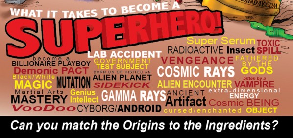 Superhero Origin Poster