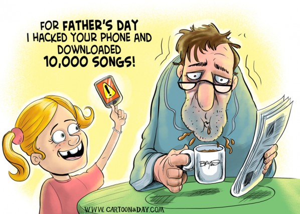 Happy Father's Day Cartoon