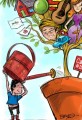 Watering the Idea Tree at Cartoon A Day