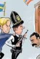 Assange Finds Asylum with Ecuador Cartoon