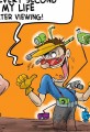 Lifestreaming Technology Cartoon