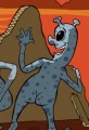 Mars Lander Cartoon-Curiosity Lands on Mars