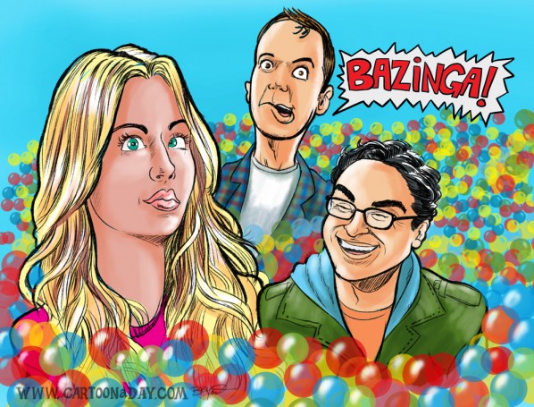 Big Bang Theory Cartoon Cast Cartoon