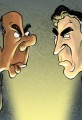 Obama Vs Romney 2012 Presidential Race Cartoon