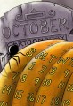 Scary Halloween October Calendar Pumpkin