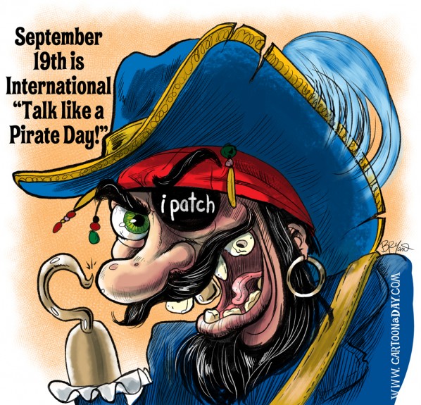 Talk Like a Pirate Day Cartoon