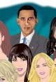 Cartoon Celebrity Portrait with Obama