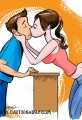 Love's First Kiss Cartoon