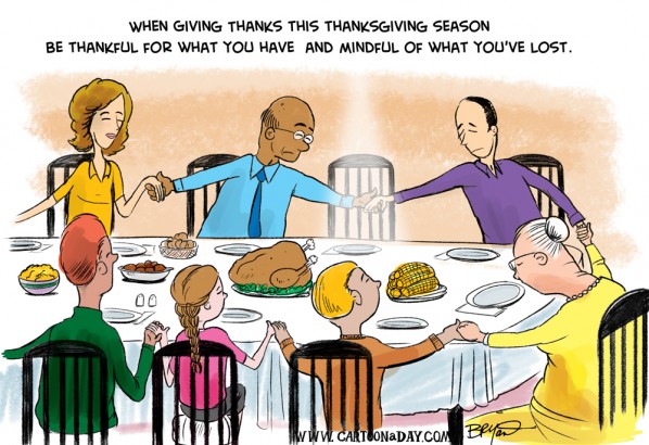 Be Thankful This Thanksgiving For What You Have Cartoon