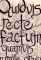 Latin Saying Sketch