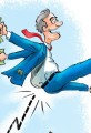 2013 Bull Market Rise Cartoon