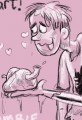 Zombie Valentine's Day Heart Greeting