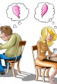 Valentines Day Cartoon Broken Hearts