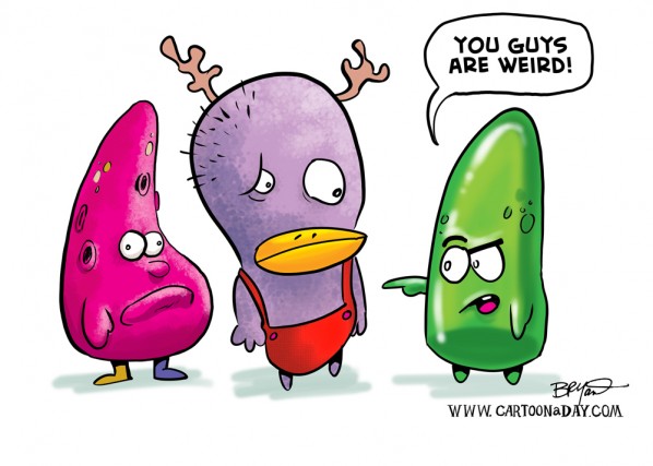 You Guys are Weird! Cartoon