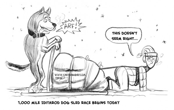 Iditarod-dog-race-cartoon