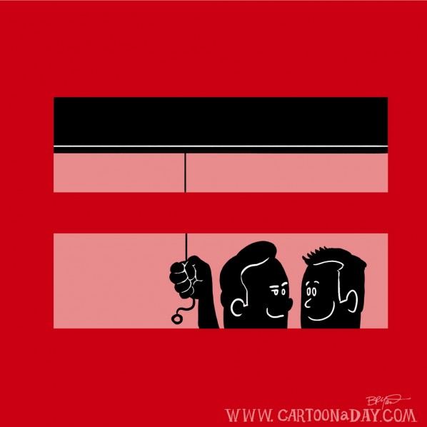 Gay Marriage Equality Symbol Cartoon