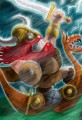 A Viking Tale-Viking Ship At Sea