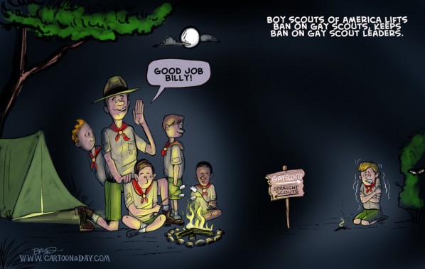 Gay Boy Scouts Cartoon