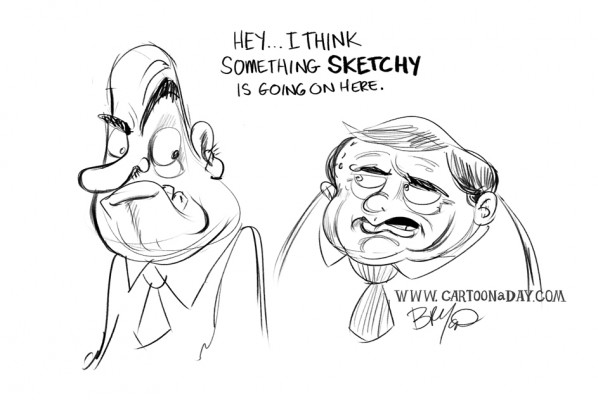 Something Sketchy Cartoon Bigheads Cartoon