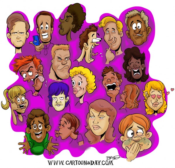 random-caricature-faces