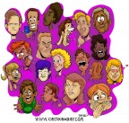 Random Caricature Faces