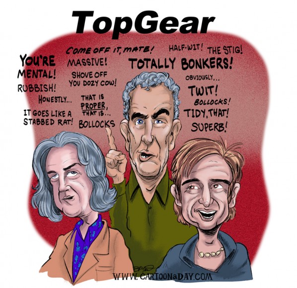 top gear uk-caricature