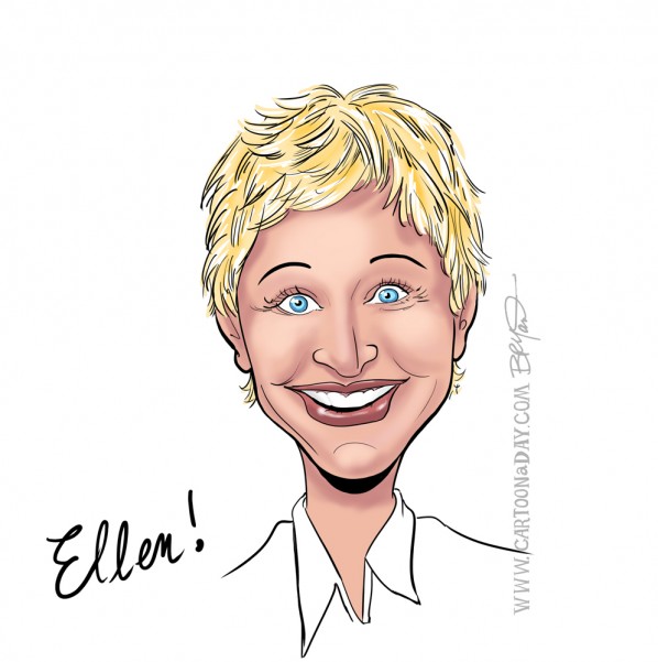 Caricature-ellen-degeneress
