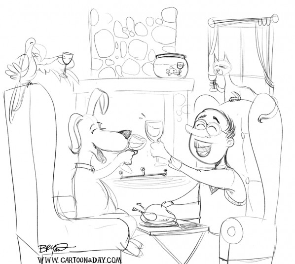 thanksgiving-family-pets-cartoon-sk