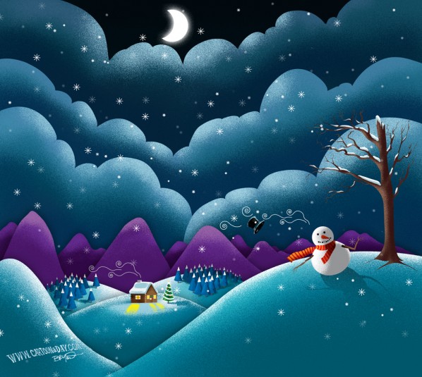 christmas-scene-cute-snowman