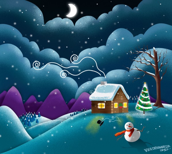 christmas-scene-cute-snowman-alt