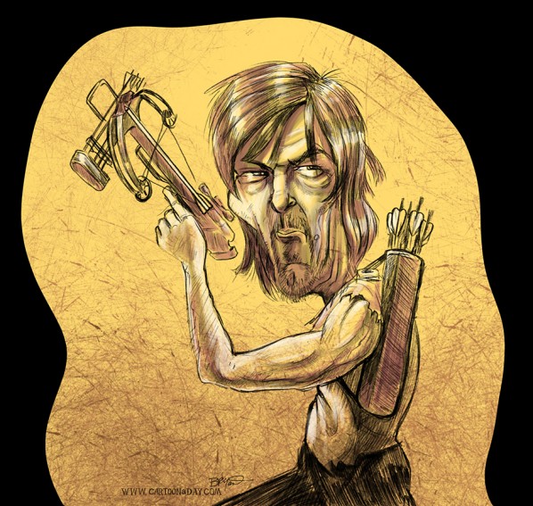 norman-reedus-daryl-caricature