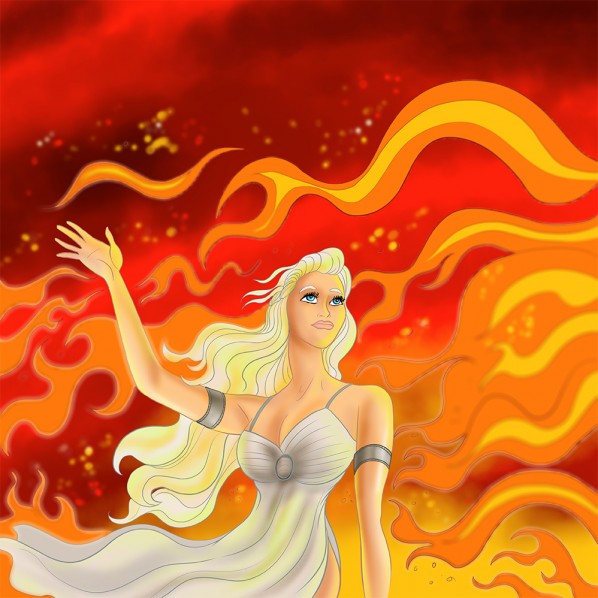 Daenerys Targaryen Disney Style Caricature