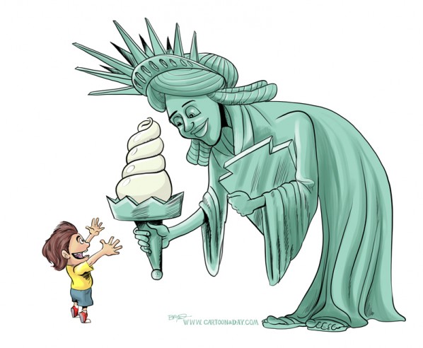 Independence-day-icecream-cartoon