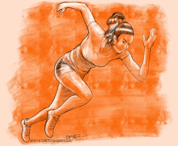 Female-sprinter-sketch