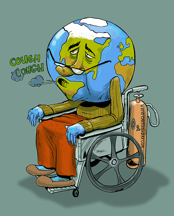 Happy Earth Day Cartoon