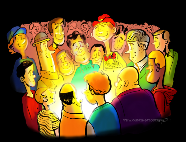 crowd-of-men-onlookers-cartoon-598