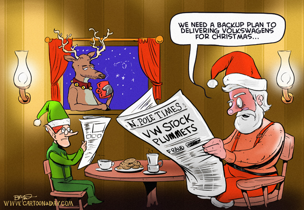 santa-delivers-volkswagen-cartoon-598