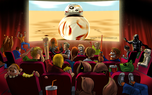 The Force Awakens Cartoon Theater Cartoon