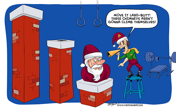 santa-practices-schimney-cartoon-598