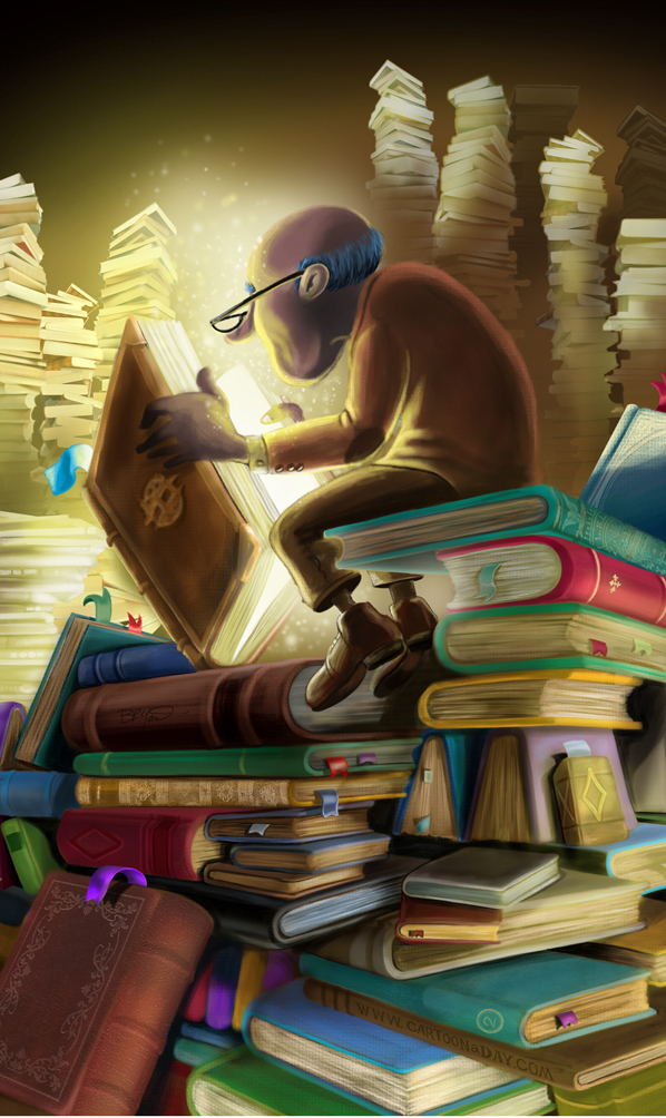 Old Man Reading Magical Book Painting ❤ Cartoon « Cartoon A Day Old Man Reading Magical Book Painting ❤ Cartoon « Cartoon A Day